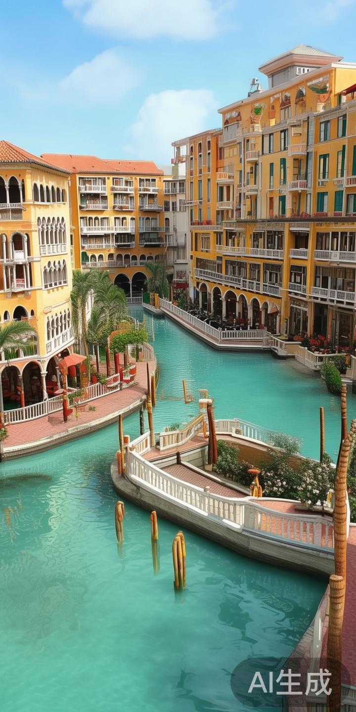 澳门金沙城至威尼斯人的路线图片及详细导航指引攻略